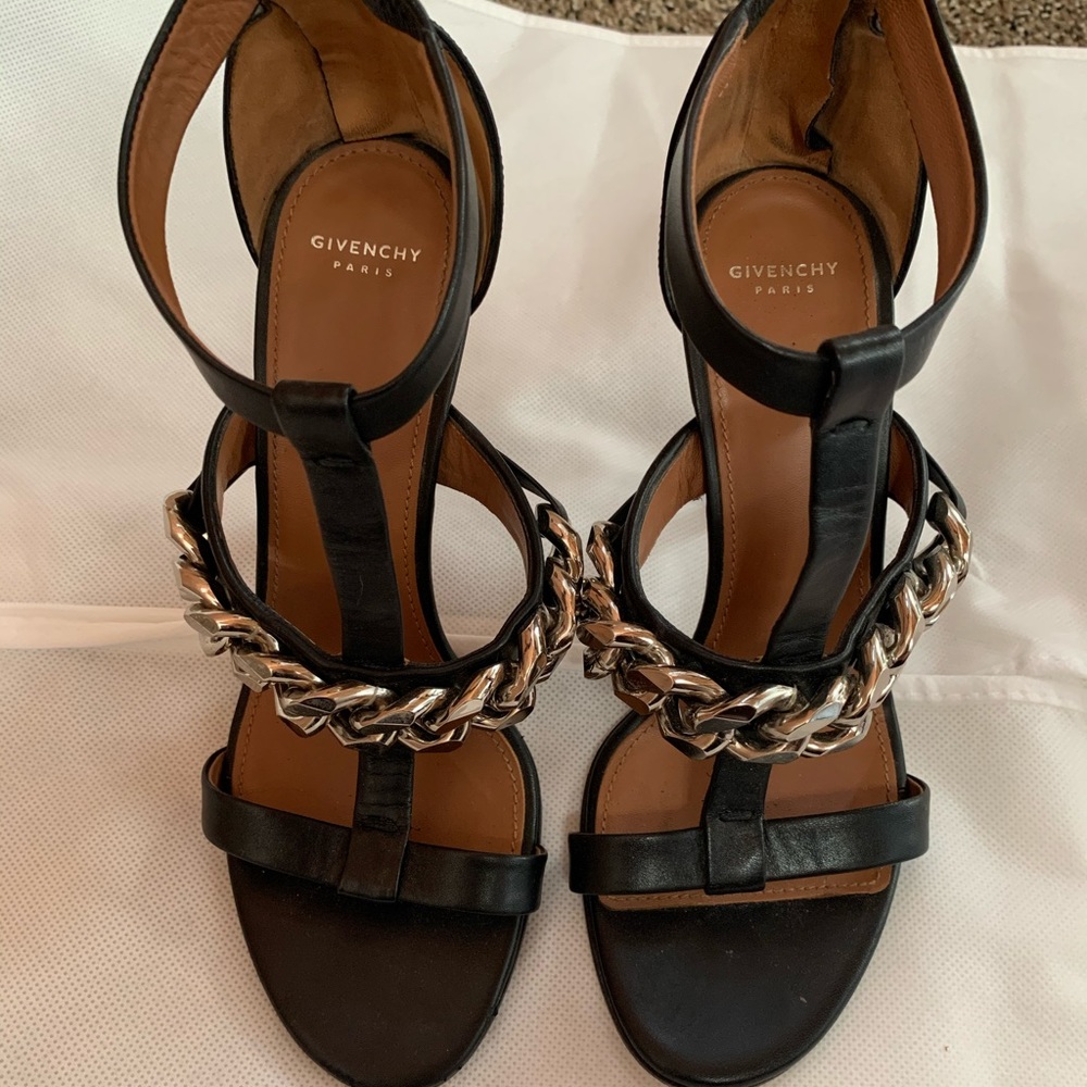 Givenchy chain sandal heels